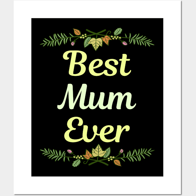 Family Leaf Mum Wall Art by Happy Life